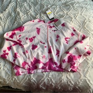 Nike oversized tie dye crew